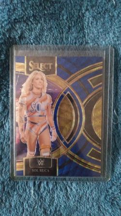 Sol Ruca [Wave Blue Prizm] #106 2024 Panini Select WWE