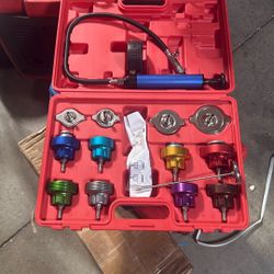 14pcs Aluminum Universal Radiator Pressure Tester Kit BMW Audi Fire Toyota Benz Honda Jeep 