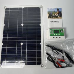 600 Watts Solar Panel Kit 100A 12V Battery Charger W/ Controller Caravan Boat RV
