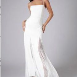 NEW Eyelash Lace Panel Wedding Dress.