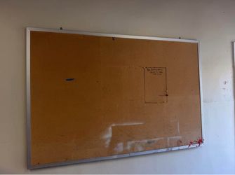Large Framed Cork Bulletin Board