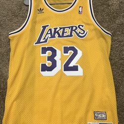 Magic Johnson Lakers NBA Jersey