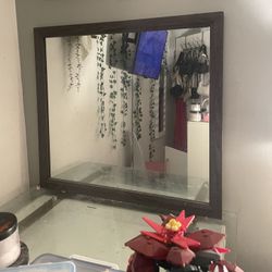 mirror / desk glass top