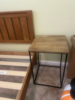 Wood Side Table