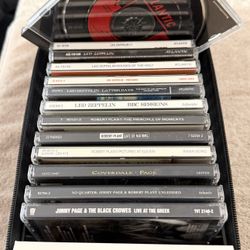 Lot Of Fourteen (14) Led Zeppelin And Members CDs 