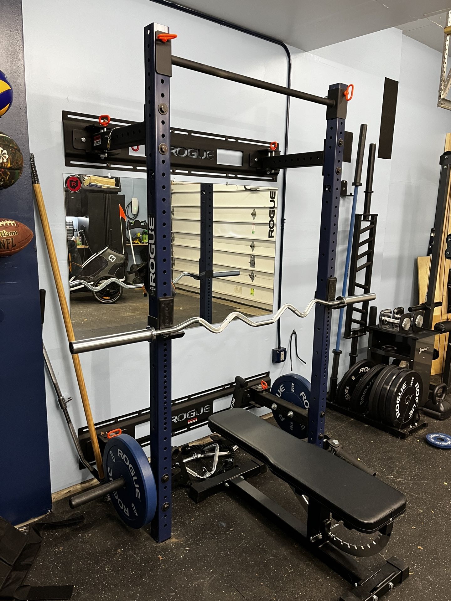 Rogue RML-3W Foldable Wall Mount Rack - Blue