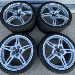 20” Chevy Corvette 19” Sport Factory OEM Wheels Rims Michelin Tires 20 inch 19 inch