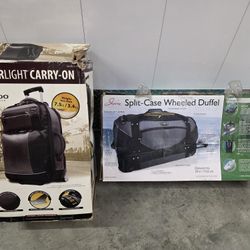 $45 for Both, Lot Of (2) Wheeled Duffel And Carry On, Excellent Condition 