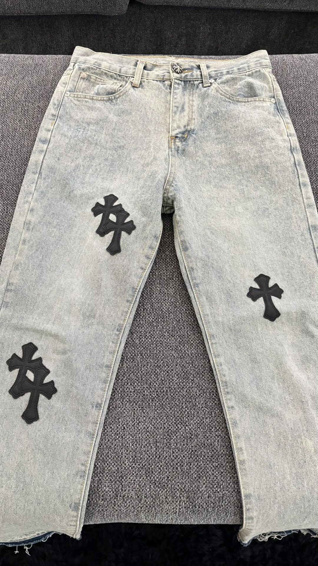 Chrome Jeans Black Crossed Denim.