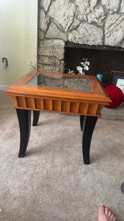 Square Coffee Table With Glass On Top