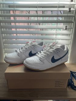 Nike Dunk Low Pro ISO SB ‘Orange Label – White Navy’ Size 11 Men