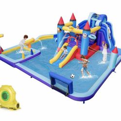 Bountech Inflatable Water Slide with Blower – For Sale
