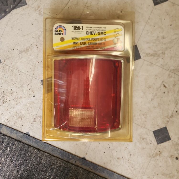 Taillight Lens Chev Gmc New Made In The USA 1(contact info removed)