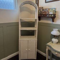 Vintage Arch Shelf Cabinet 