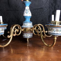 Antique Porcelain Chandelier 