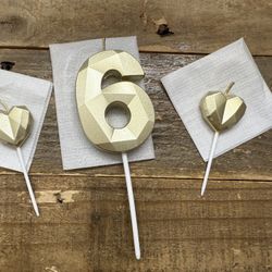 6th Birthday Candles