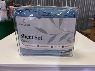 LuxClub Premium 6 Pc Queen Sheet Set