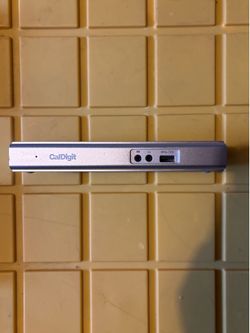 CalDigit USB-C Pro Dock (ask for cables)