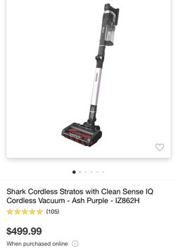 Shark Stratos Cordless Vacuum with Clean Sense IQ 