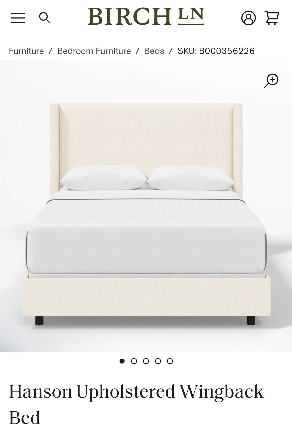 Upholstered Bed Frame 
