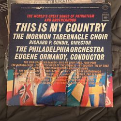 Mormon Tabernacle Choir: This Is My Country Vinyl