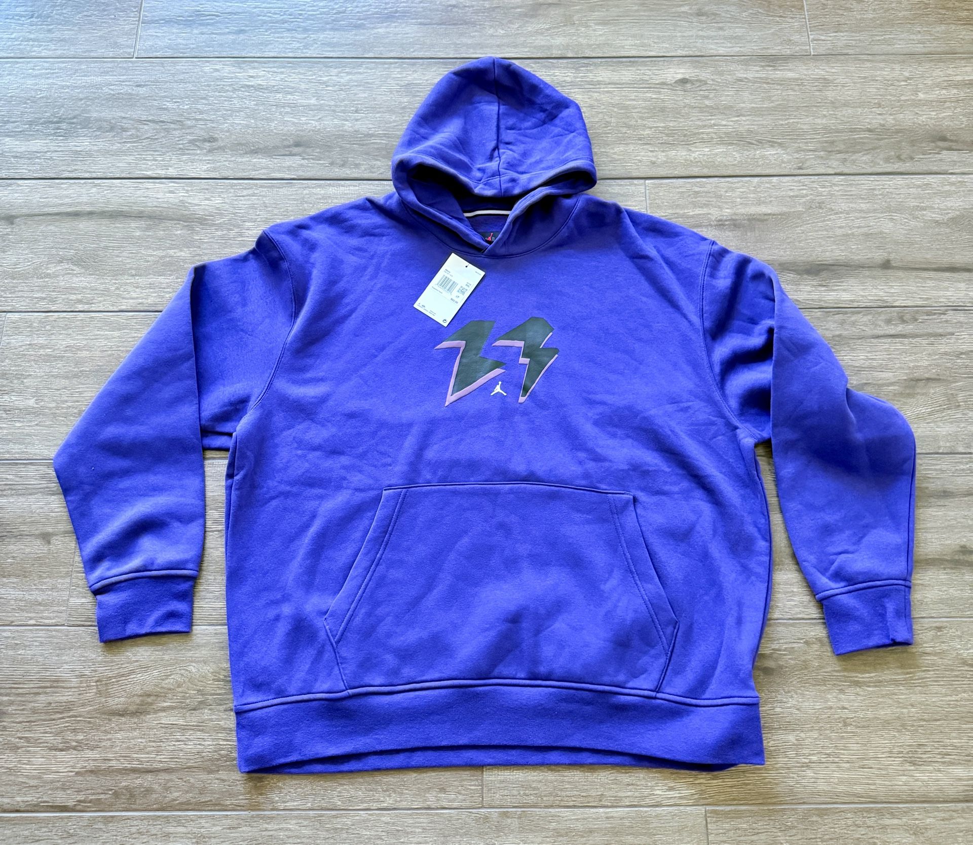 Nike Air Jordan Flight MVP Hoodie Sky J Purple/Sail FB7021 502