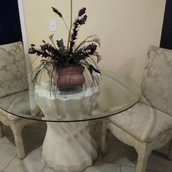 Glass Table Set