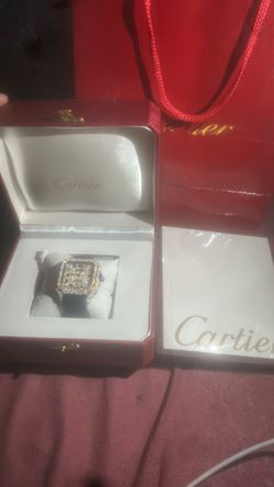 Cartier buss down moissanite