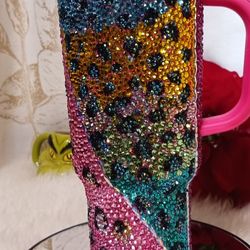 Vasos Personalizados Con Pedreria Hechos A Mano 40 Oz