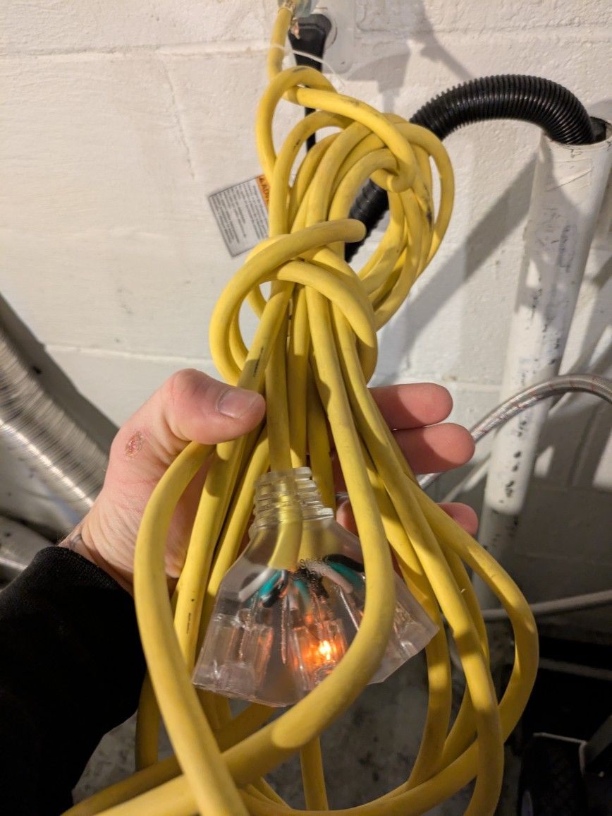3 Way 25 Ft Power Cord