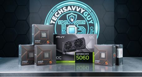 PNY RTX 5060 8GB GPU and AMD RYZEN 5 9600X CPU