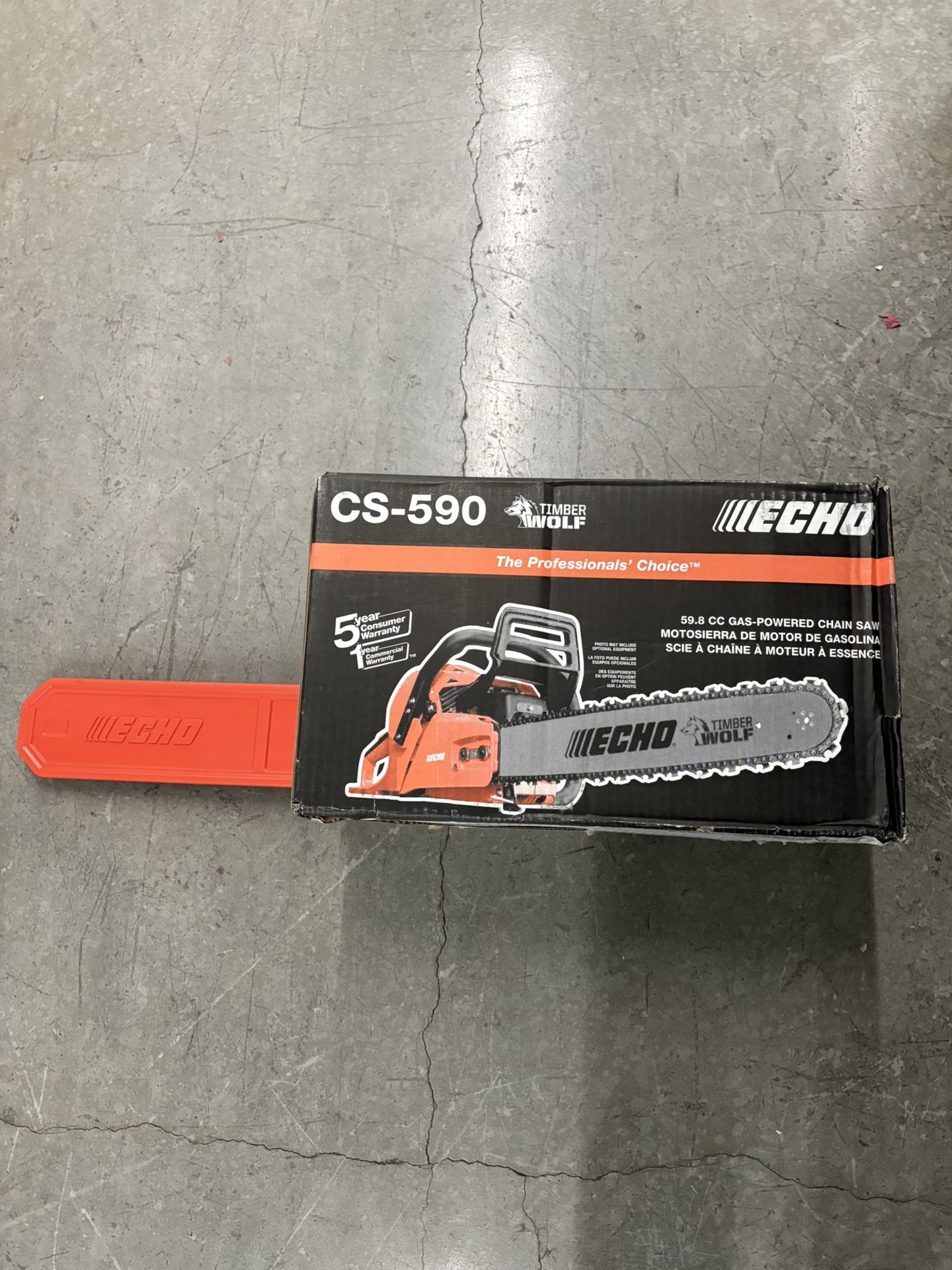 ECHO 20 in. 59.8cc Gas 2-Stroke Cycle Chainsaw