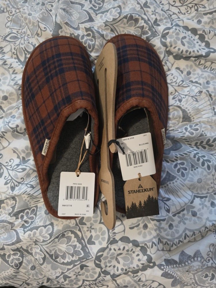 Flannel Sccuffed Men Slippers