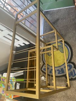 Gold bar cart