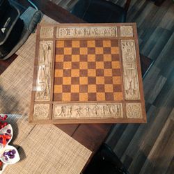 Hand Carved Chess Board Game