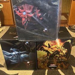 Yugioh Egyptians god cards statues 