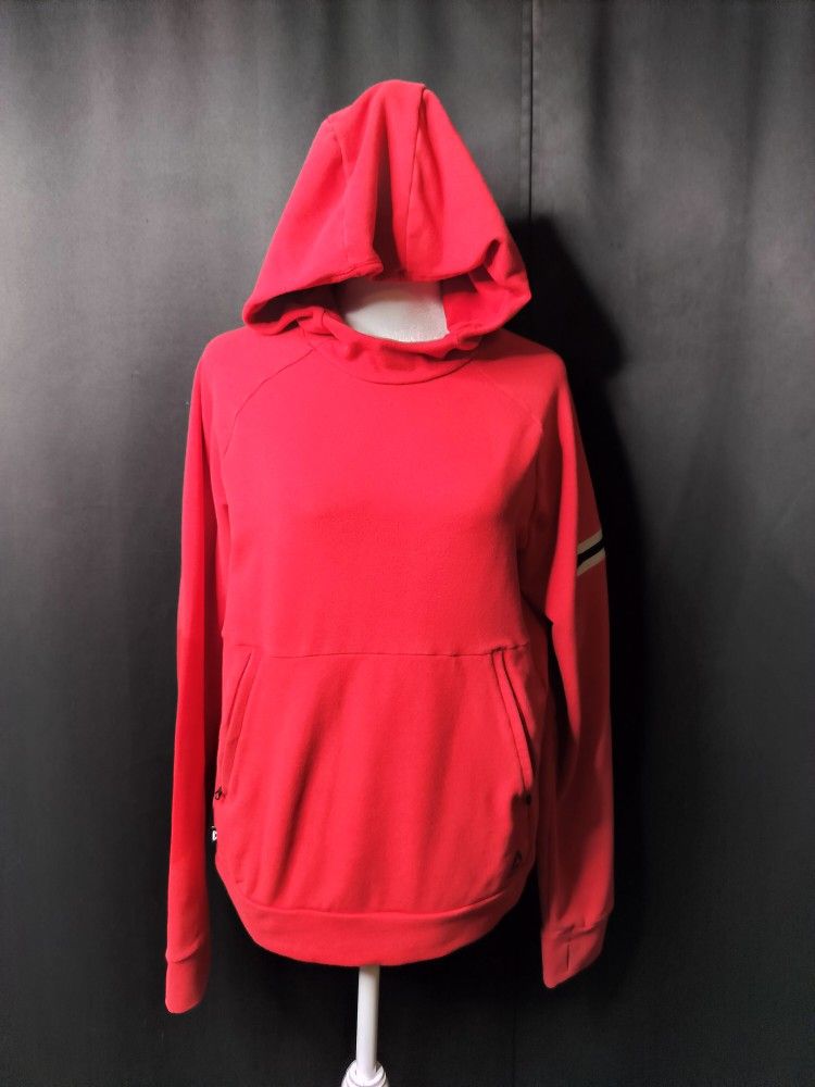 Womens Red Reebok Hooded Sweatshirt (Size XL)