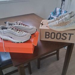 Nikes size 10.   yeezy boost 380 size 11.. 1/2