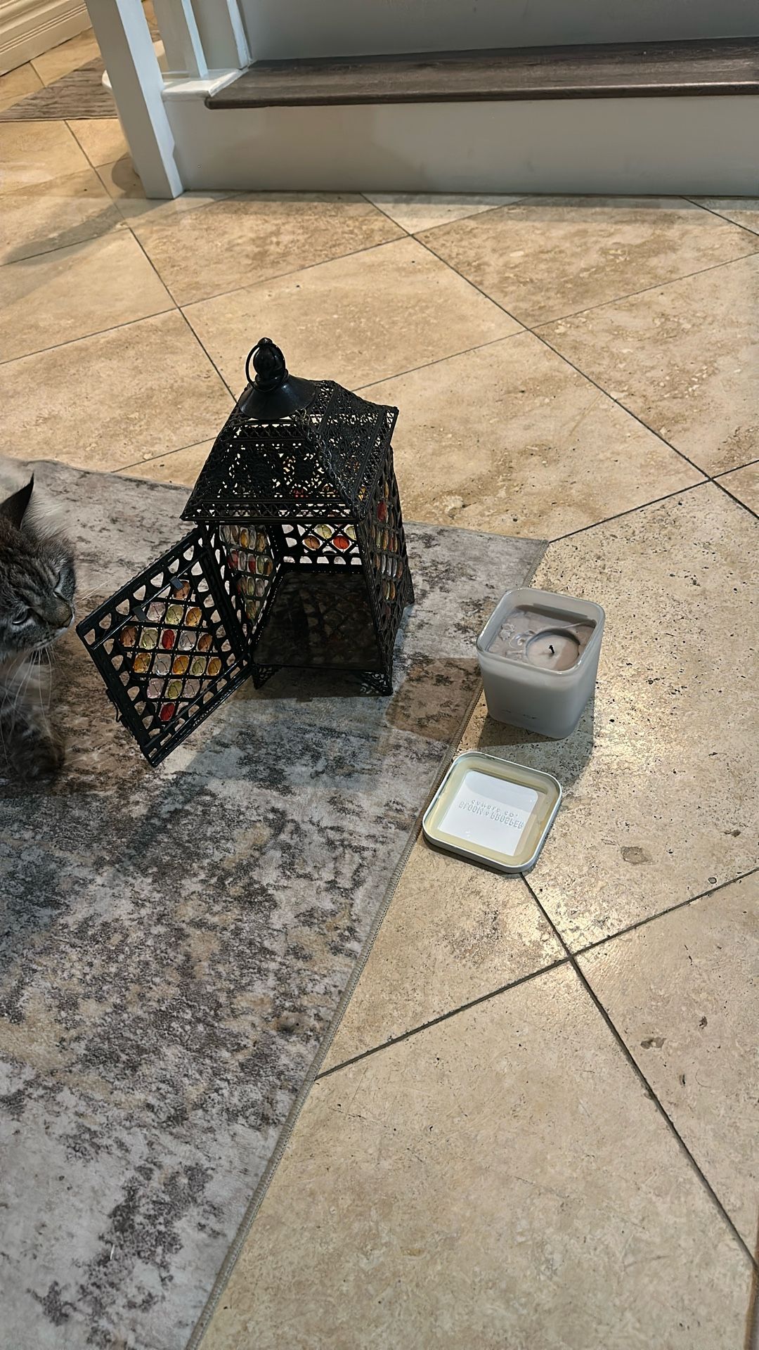 Candle Holder With Candle