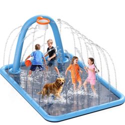 2-in-1 Splash Pad for Kids & Dogs （ Brand New ）