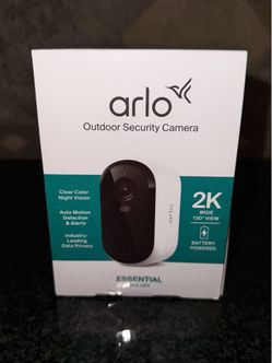 Arlo Essential Security Camera 2K 3rd Gen