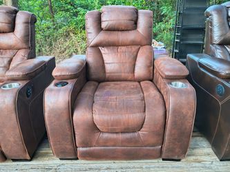 Leather Electric Recliner