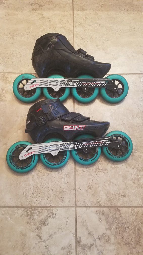 Bont Speed Skates Carbon Fiber Size 10/44