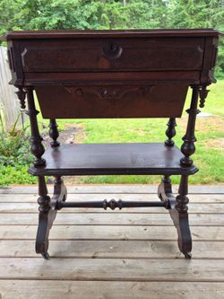 Antique Victorian Sewing Stand