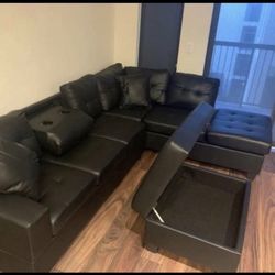 New Sectional + Ottoman 