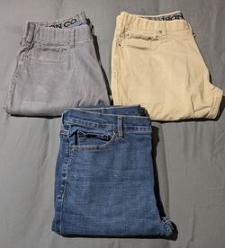 3 Pair Men's Jeans Size 34" Waist