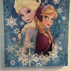 Frozen  Canvas Wall Decor.  Excellent Condition. 