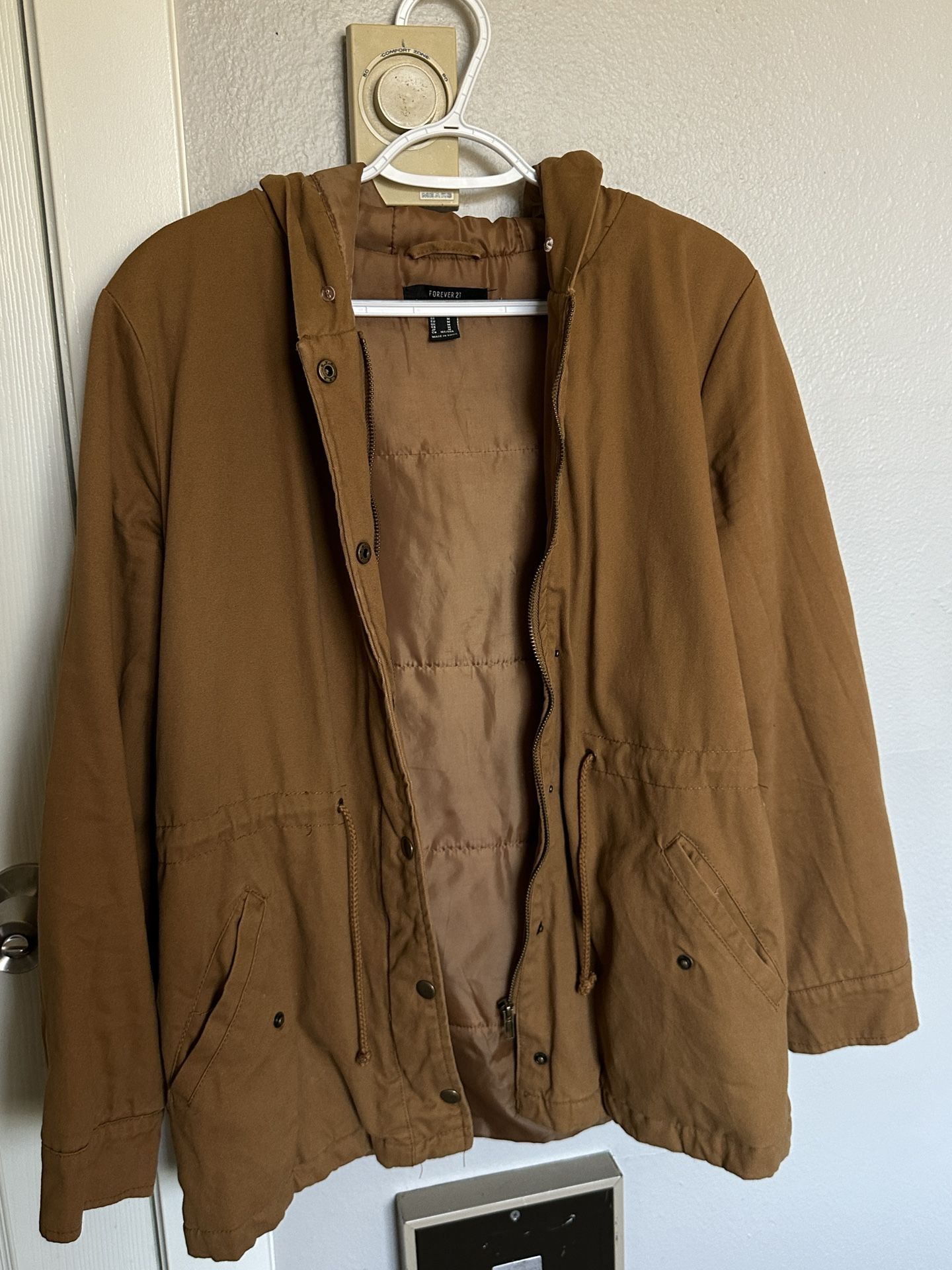 Brown Thick Jacket - Size M