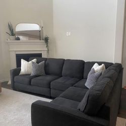 Black Sectional 