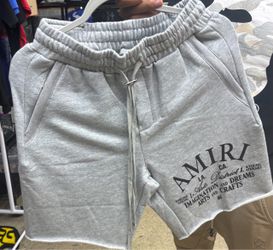 Amiri Arts District Sweat Shorts Grey